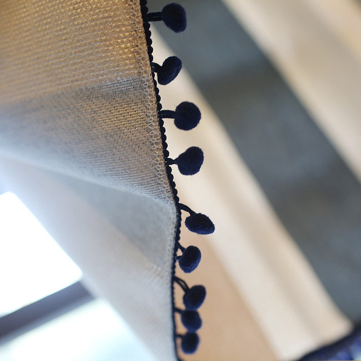 Calm Striped Cabinet Curtain