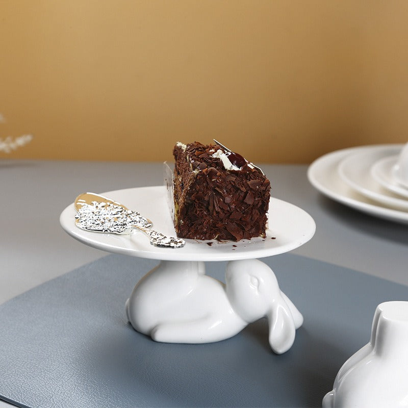 Lunar Bunny Dessert Pedestal