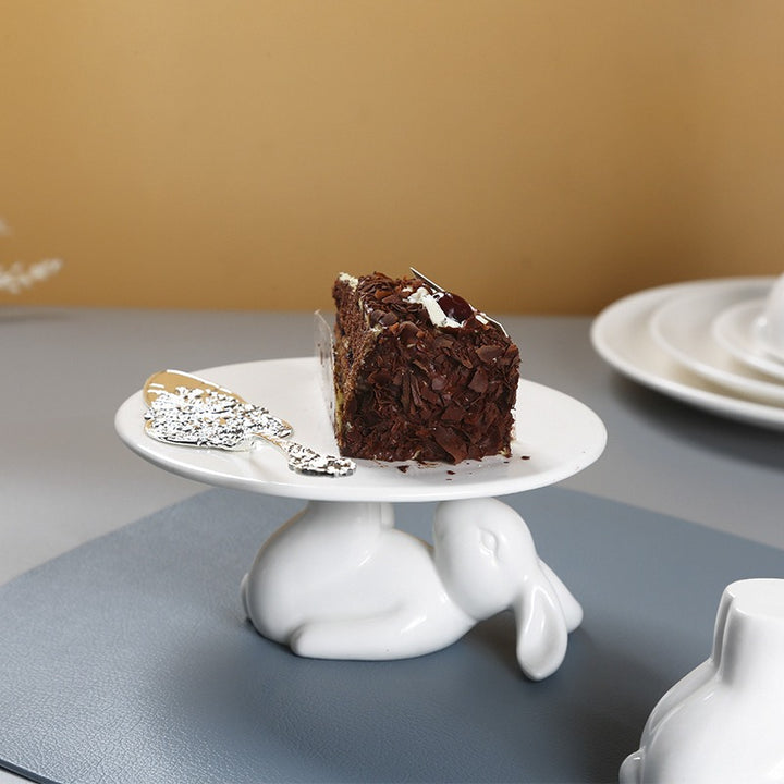 Lunar Bunny Dessert Pedestal