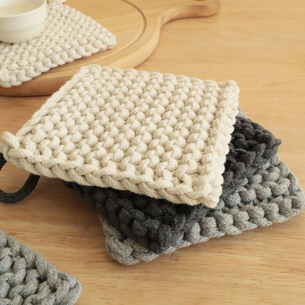 Japanese Square Trivet Mat Set
