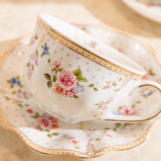 Wave Edge Garden Teacup Set