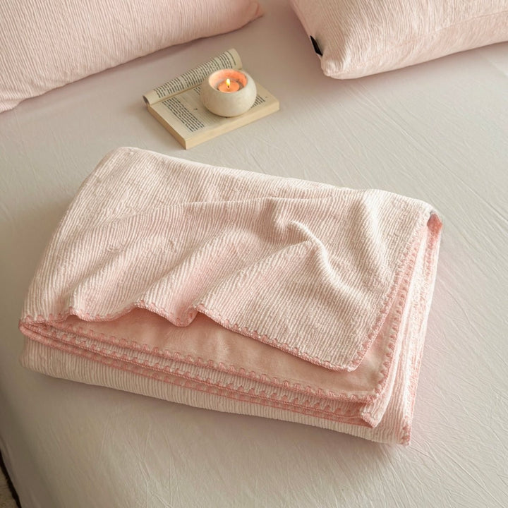 Milky Ripple Lake Blanket