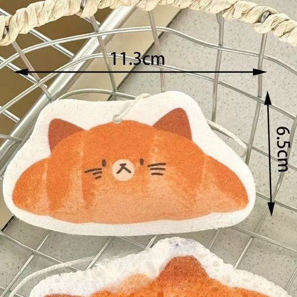 Bread Kitty Dish Sponge Set