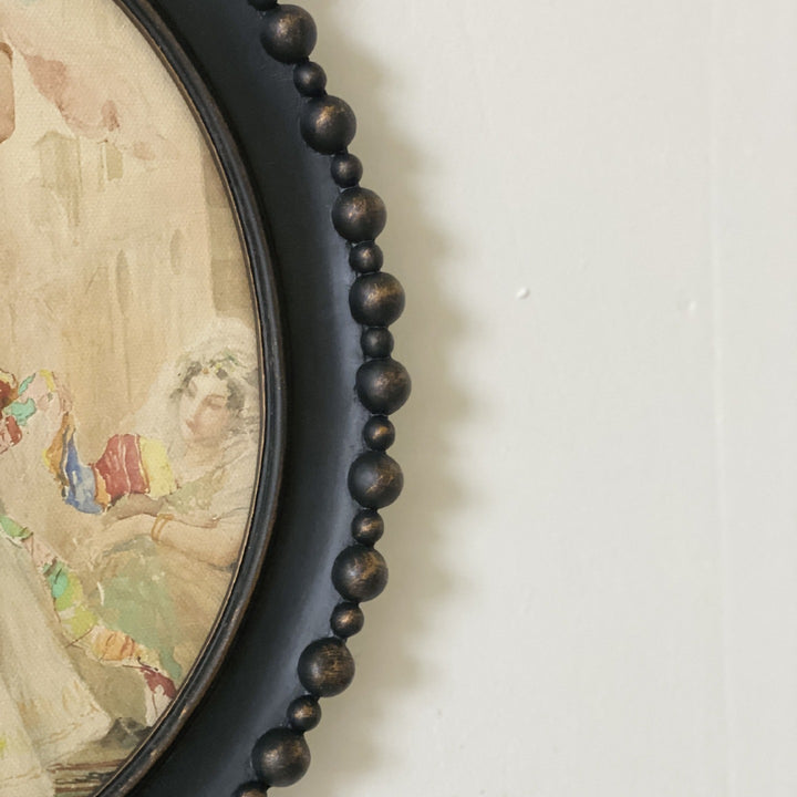 Antique Beaded Wall Photo Frame