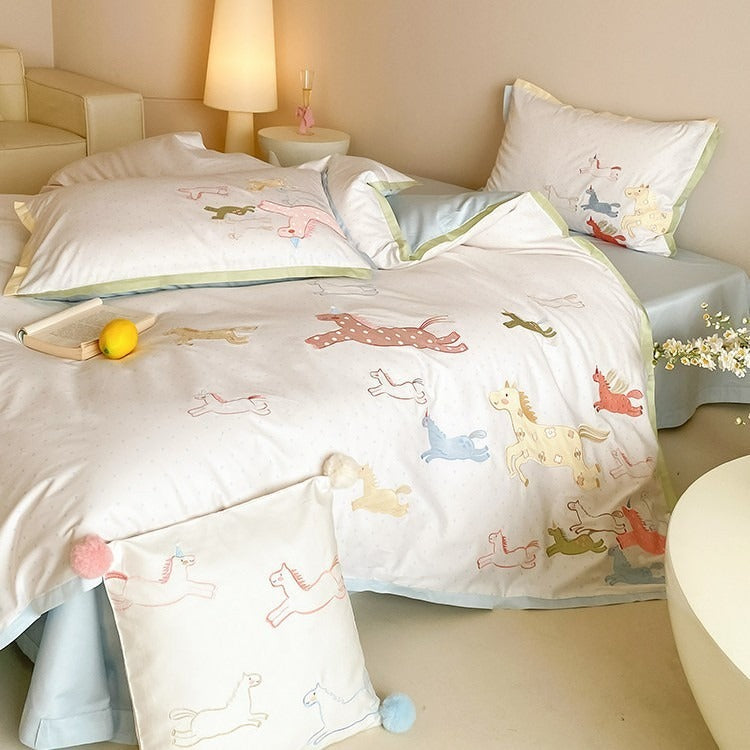 Pastel Pony Parade Bedding Set