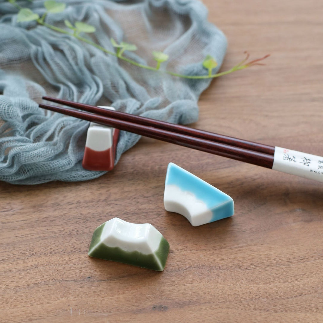 Mount Fuji Chopstick Holder Set