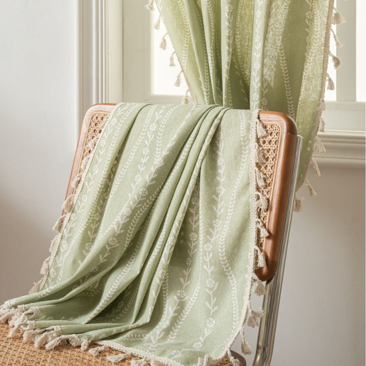 Vine Wave Tassel Curtain