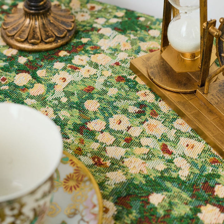 Meadow Art Ruffle Table Cloth