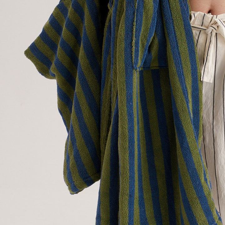 Beach Villa Striped Bathrobe Unisex Collection