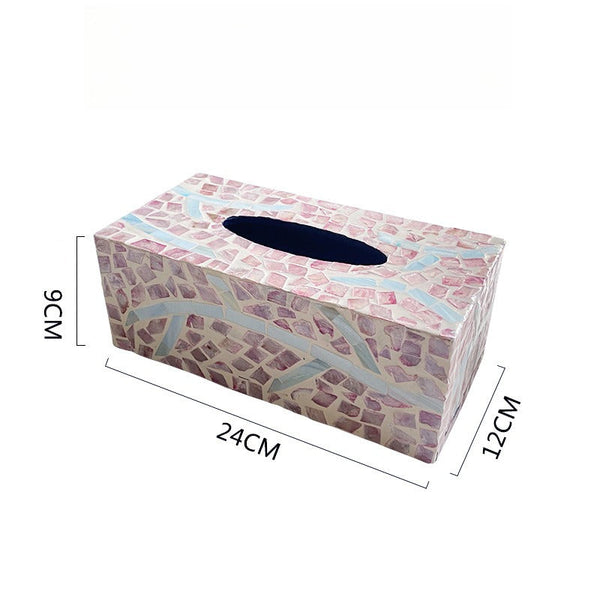Summer Beach Shell Tissue Box