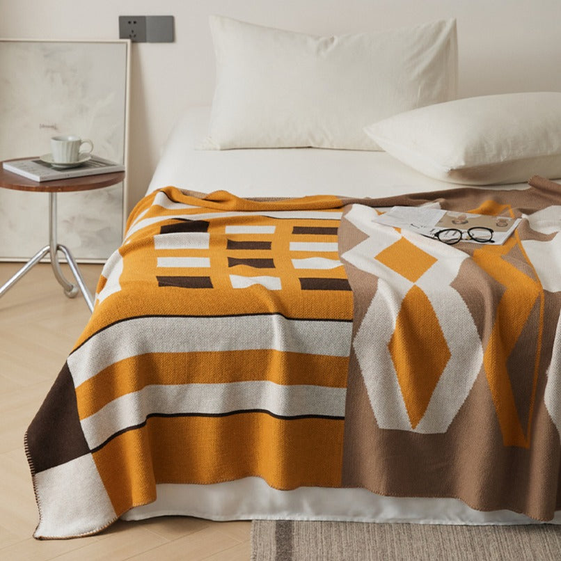 Colourful Geometry Blanket Collection