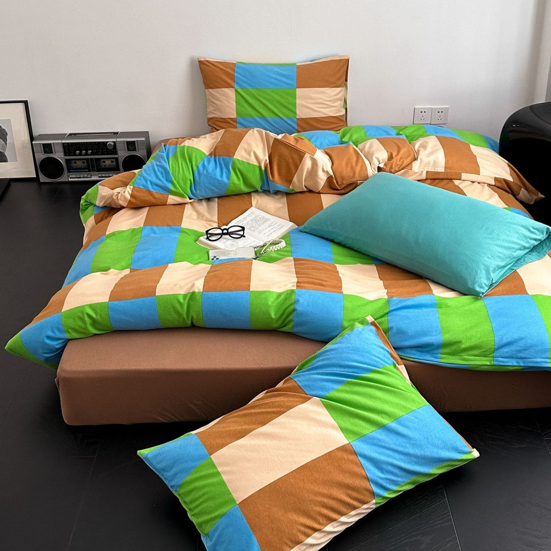 Funky Checkered Bedding Set Collection