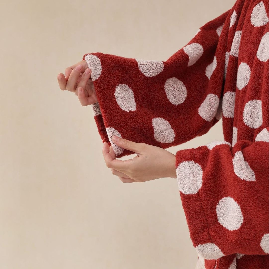 Vintage Polka Dots Bathrobe Unisex Collection