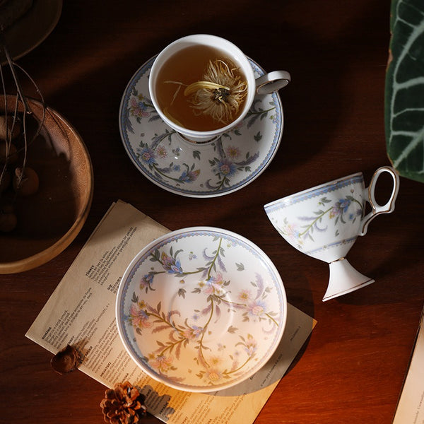 Enchanted Vines Pedestal Teacup Set