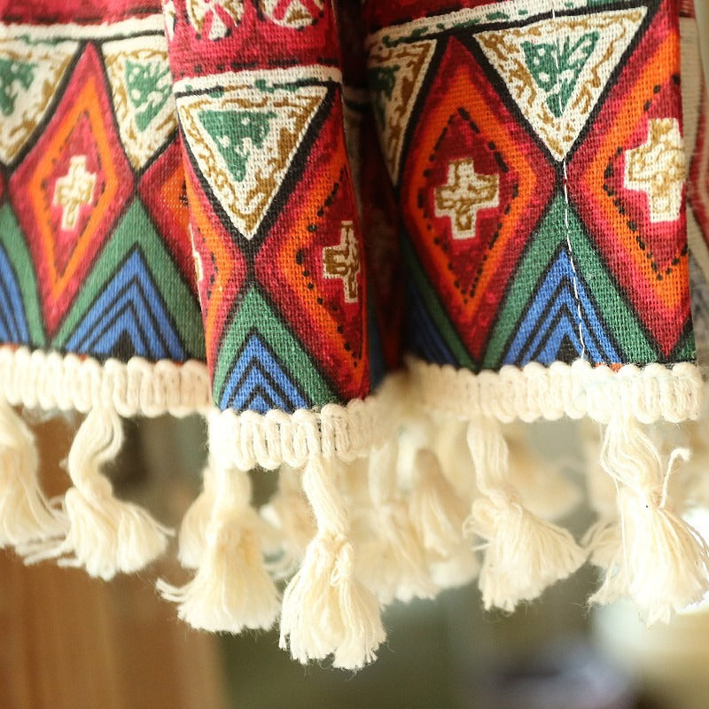 Boho Vibe Cabinet Curtain