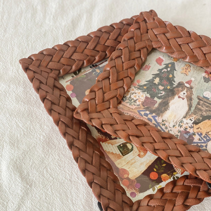 Rustic Woven Photo Frame