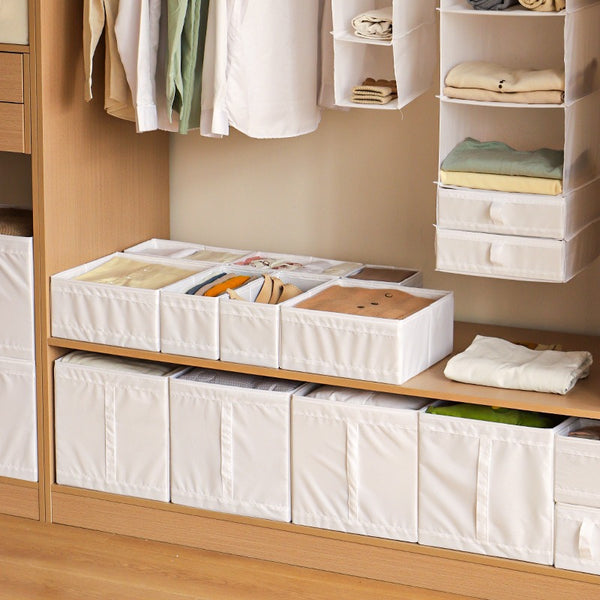 Hanna White Foldable Organiser Collection
