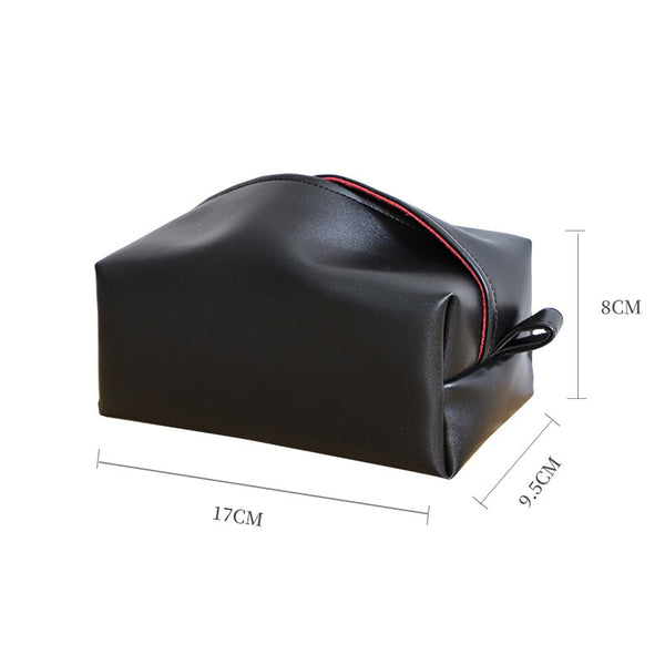 Leather Tissue Box Organiser