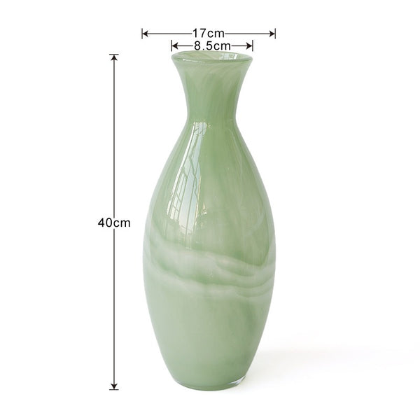 Green Zen Glass Vase