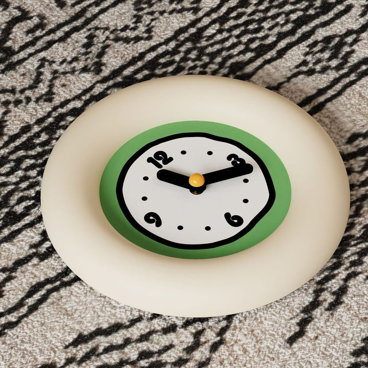 Creamy Matcha Wall Clock