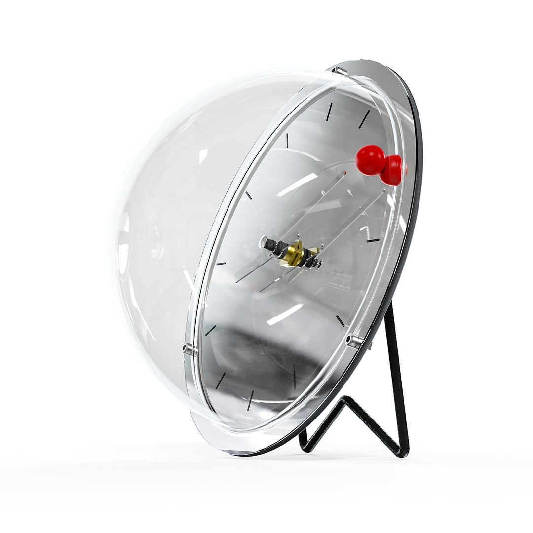 Orbital Clear View Clock