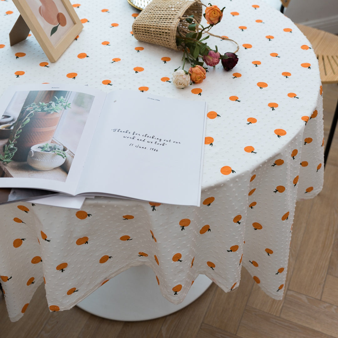 Orange Fun Table Cloth