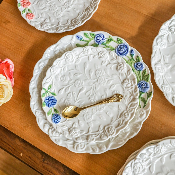 Floral Dream Rose Plate