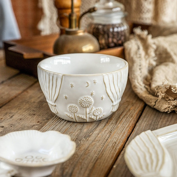 White Garden Dinnerware