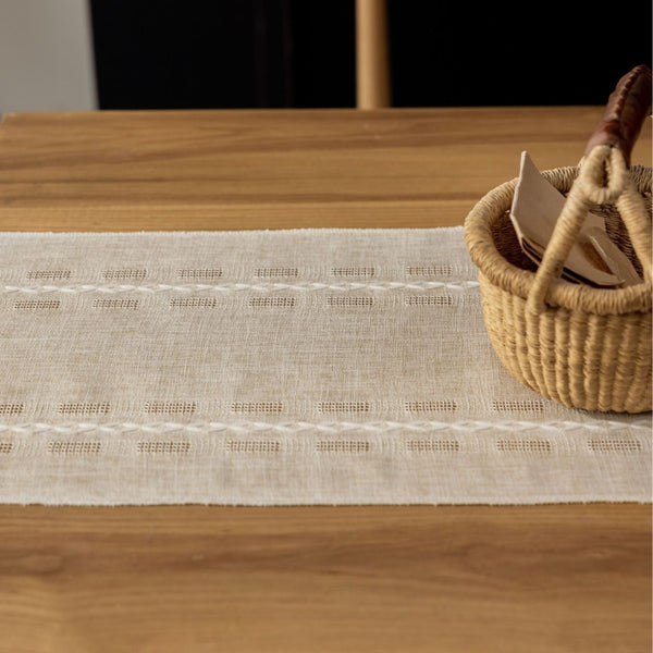 Rustic Openwork Table Runner