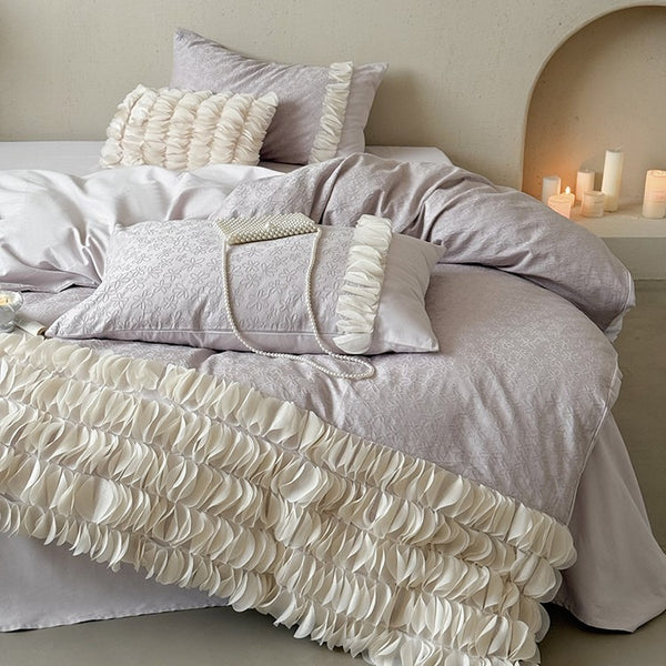 Petal Ruffle Bedding Set