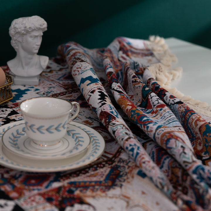 Mexico Style Tassel Table Cloth Collection