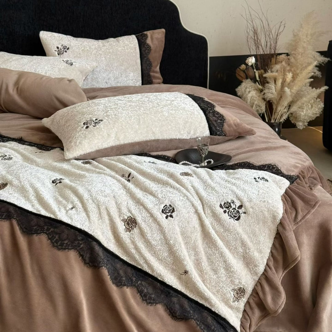 Midnight Rose Bedding Set