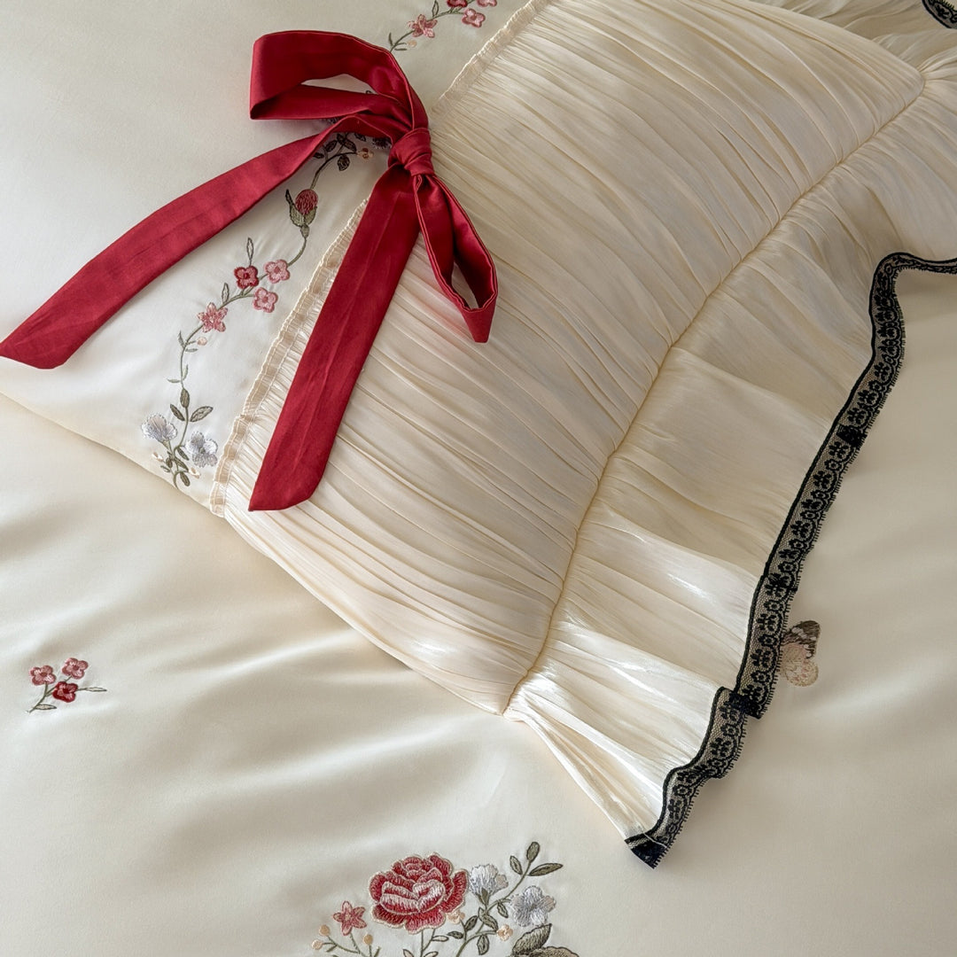 Chateau Rouge Rose Bedding Set