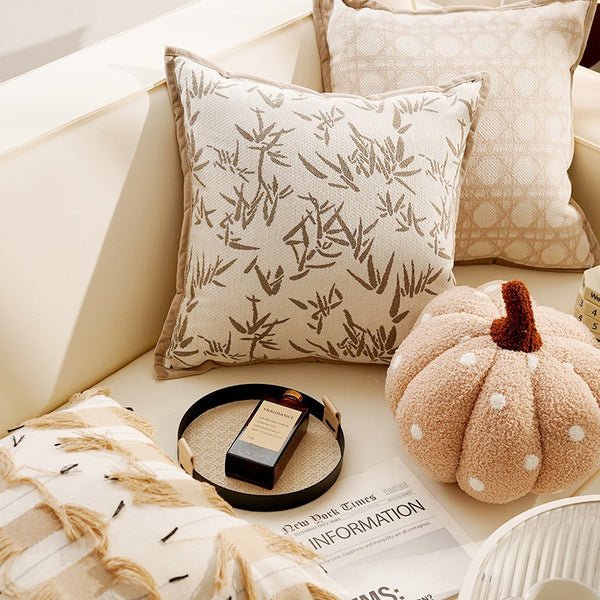Creamy Boho Cushion