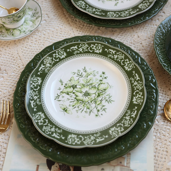 Green Garden Dinnerware