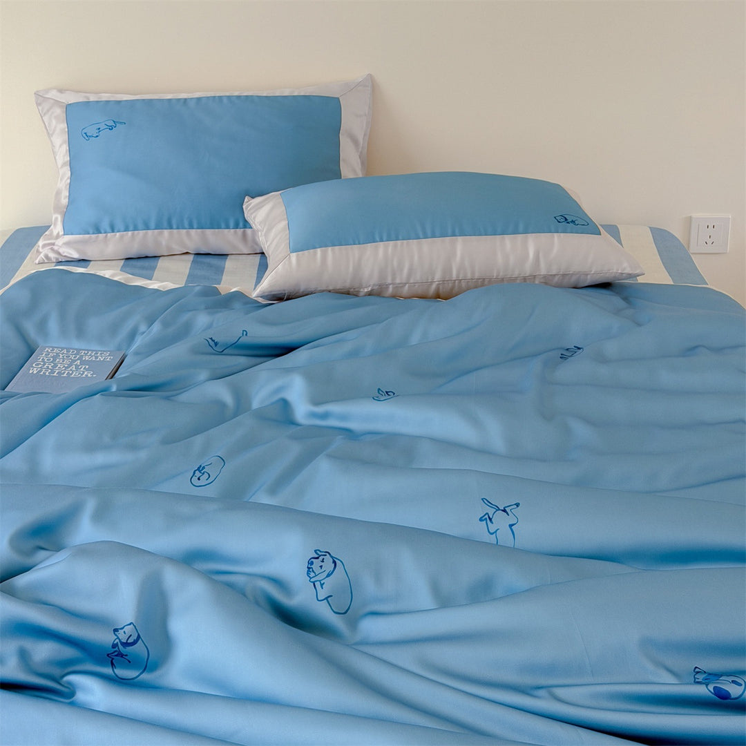 Blue Nap Puppy Bedding Set