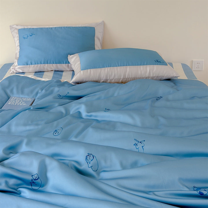 Blue Nap Puppy Bedding Set