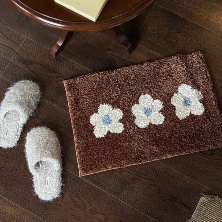 Mocha Daisy Rug