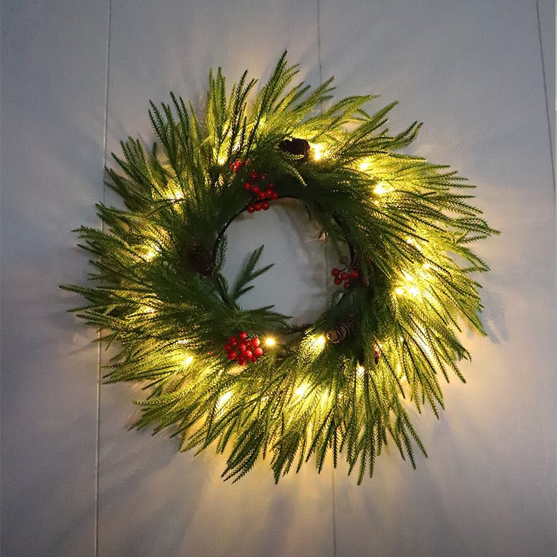 Pinecone and Pine Garland