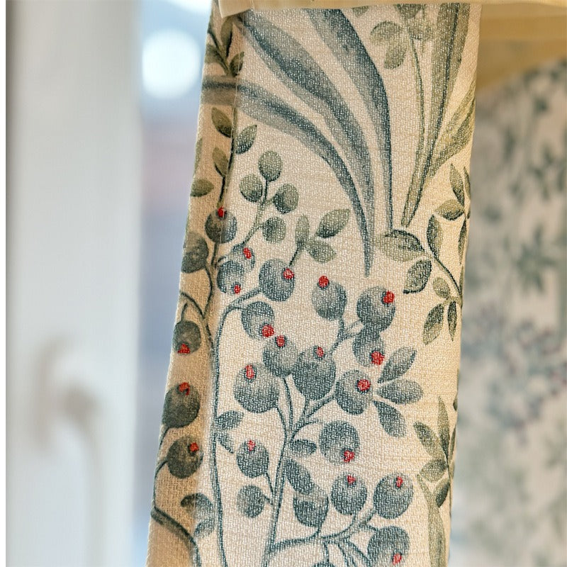 Herbal Floral Cabinet Curtain