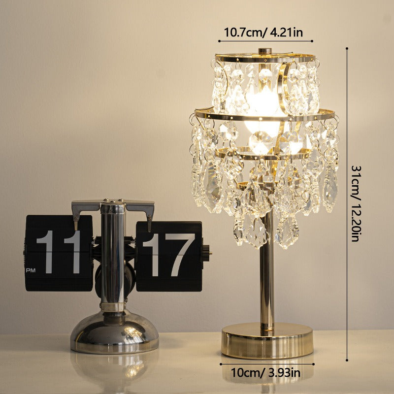 Crown Crystal Table Lamp
