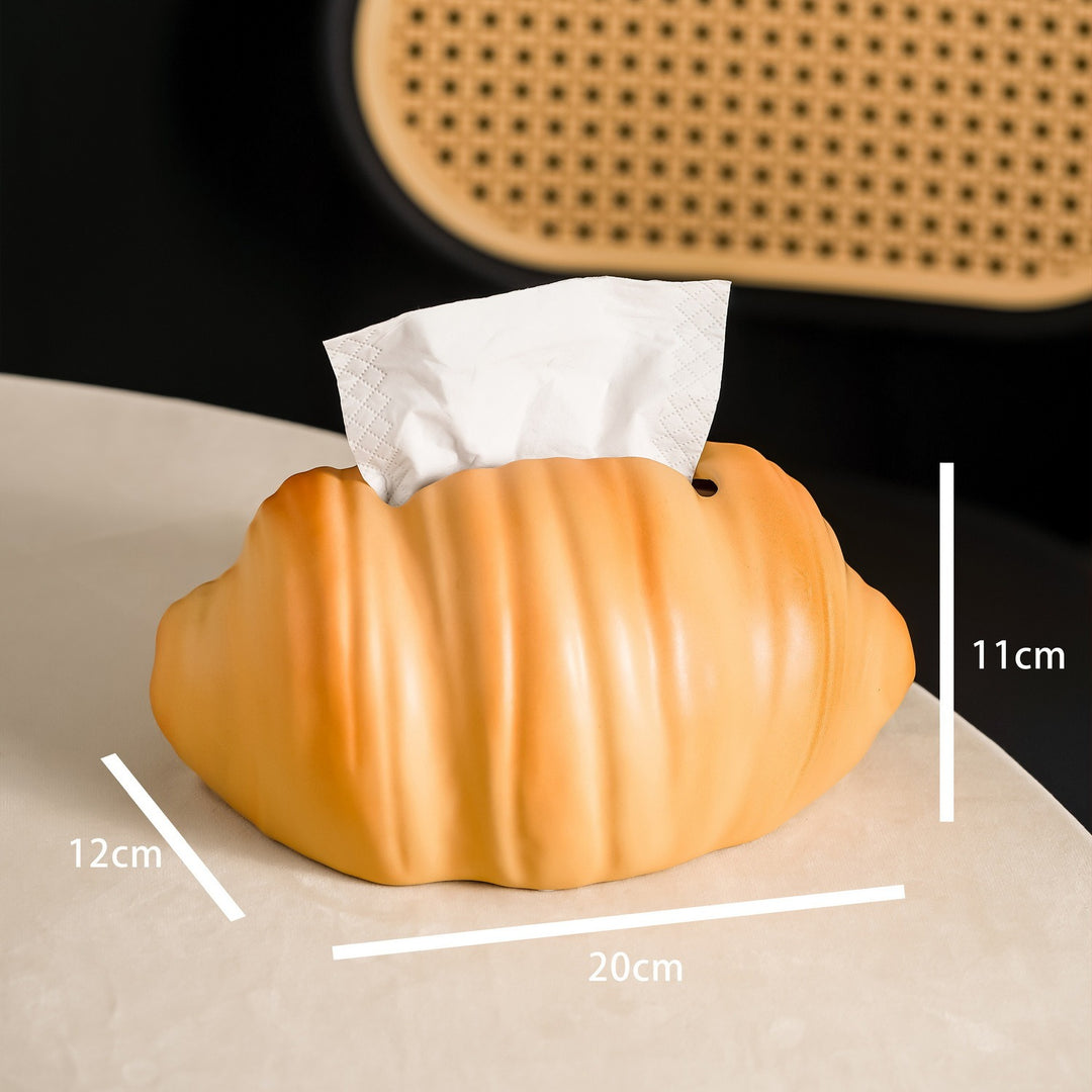 Croissant Tissue Box Decor
