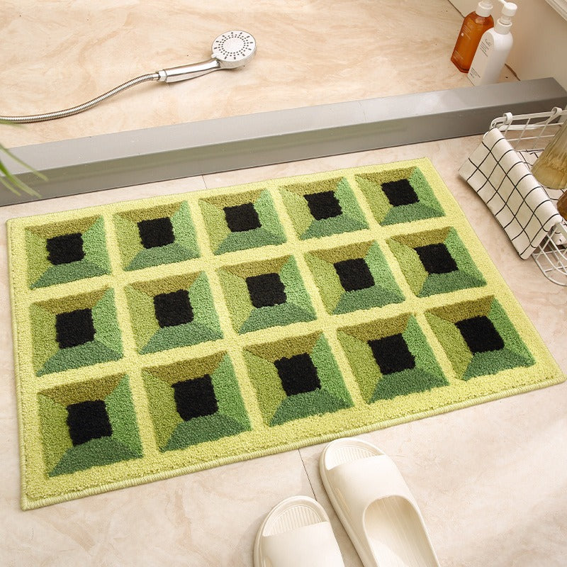 Fresh Green Bathroom Mat