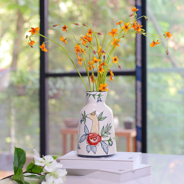 Vintage Pattern Ceramic Vase