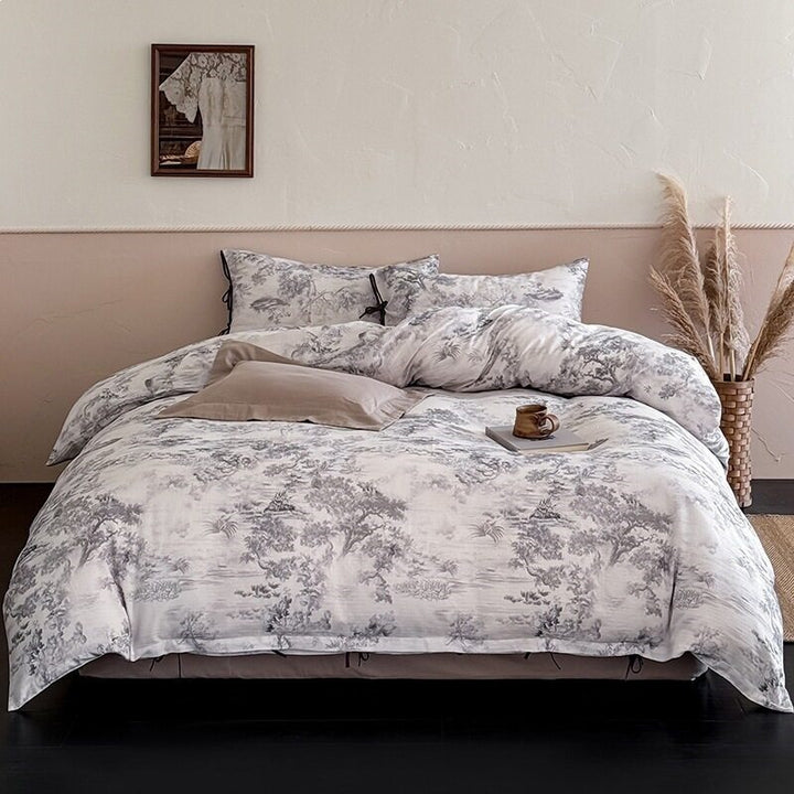 Toile de Jouy Bedding Set