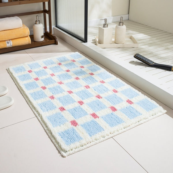 Pale Gingham Rug