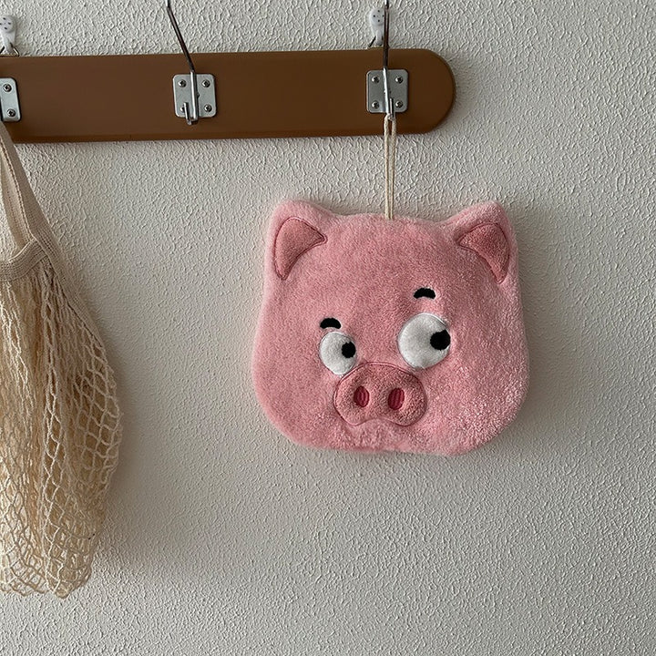 Piggy Party Pal Hanging Hand Towel Set