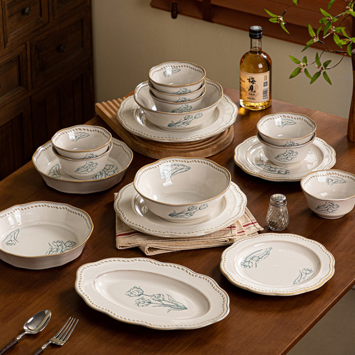 Heritage Tulip Plates