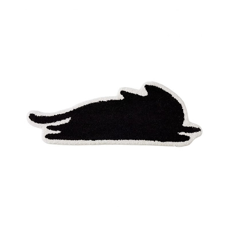 Shadow Stretch Cat Rug