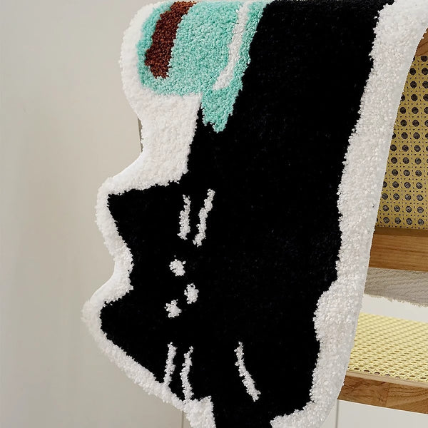 Coffee & Kitty Bath Mat